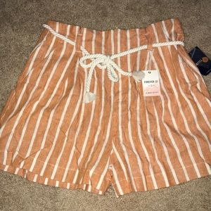 orange Forever 21 shorts